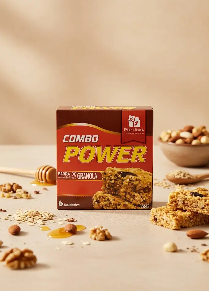 COMBO POWER – GRANOLA BAR CON FRUTOS SECOS x 6 unid. x 150 g