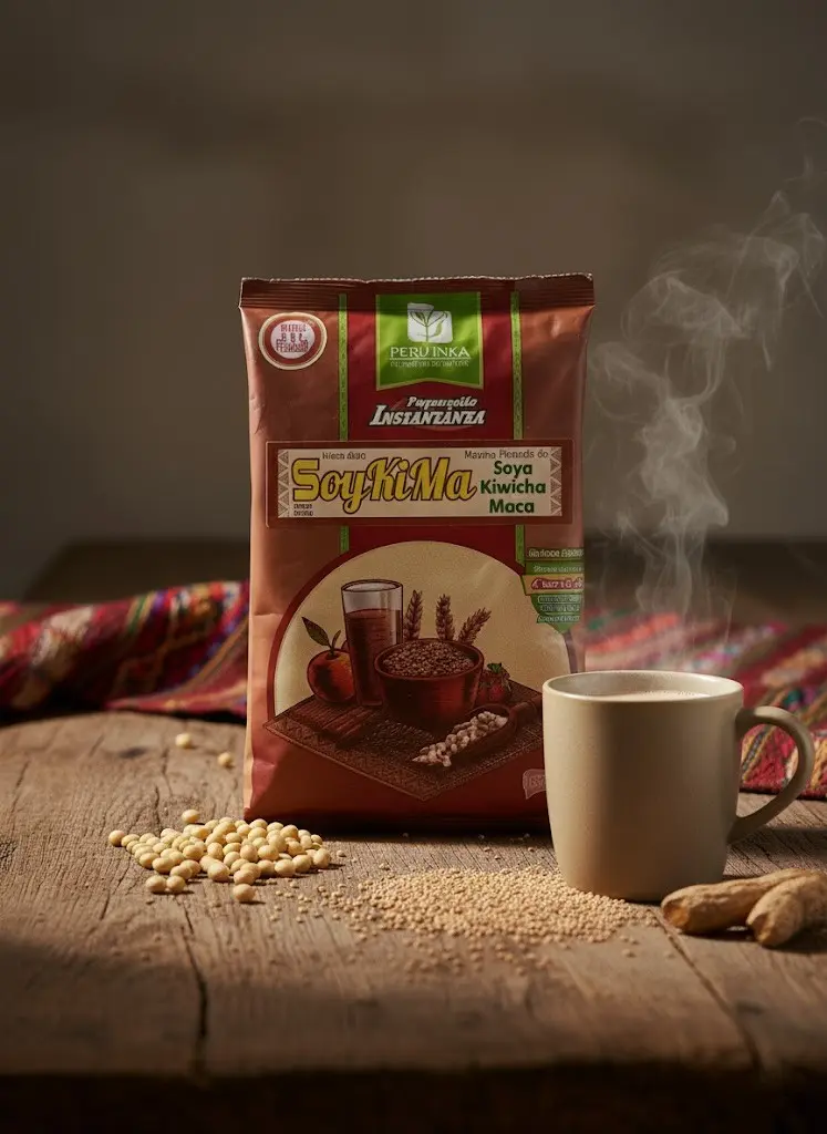 HARINA DE SOYA, KIWICHA Y MACA NATURAL x 350 g