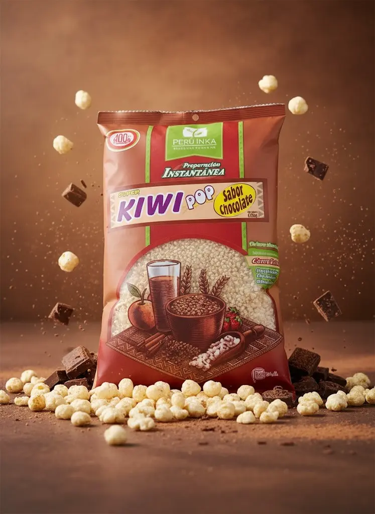 SUPER KIWI POP SABOR CHOCOLATE X 130G