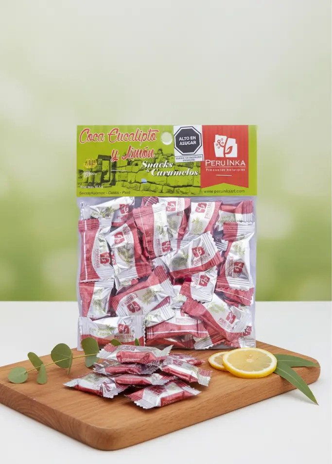 COCA CANDY CON EUCALIPTO Y LIMÓN x 25 unid. x 87.5 g